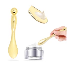 Ipetboom Facial Massage Tool Set Eye Mask Spoon Eye Massager Stick Zinc Alloy Beauty Scoop