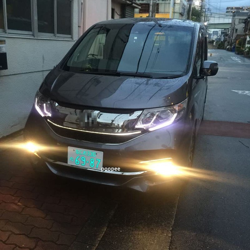 POOPEE LED License Plate Full Illumination, Ultra Brightness, Ultra Thin,