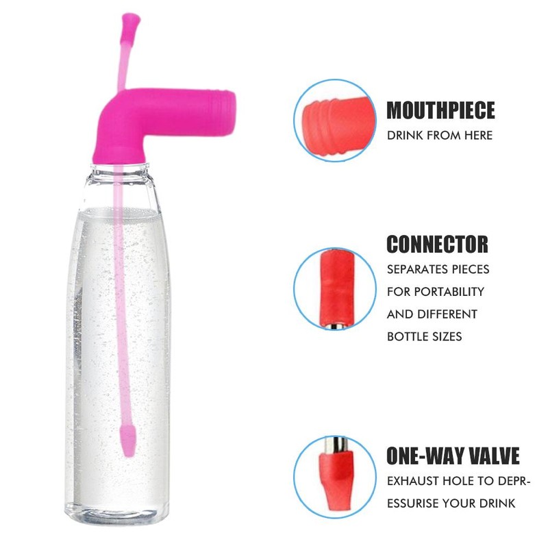 Beer Bong Funnel Portable Beer Snorkel Quick Drink Beer Bottle