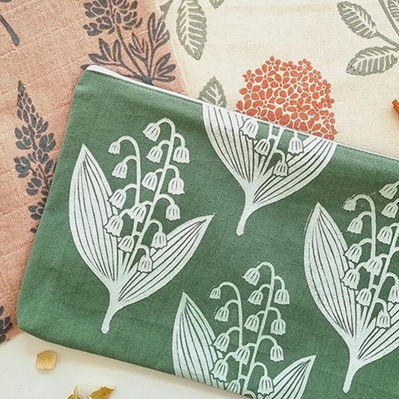 Floral Stamps,Wooden Seal Stamps - Retro Plant Floral Seal, Clear