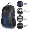 WATERFLY Foldable Backpack Hiking Backpack 30L: Lightweight Daypack with Wet