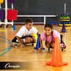 Champion Sports 4" High Visibility Flexible Vinyl Cone for Athletics,