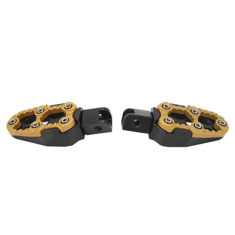 1 Pair Motorcycle Footpeg Left Right Anti Slip Universal Aluminum