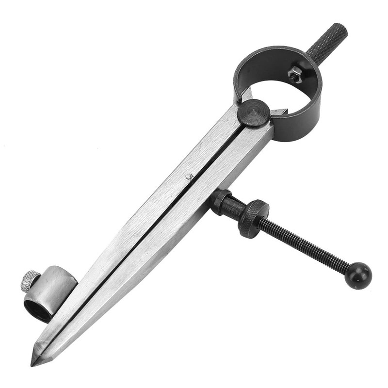 100mm Adjustable Lockable Wing Divider Caliper with Pen Holder, Carbon