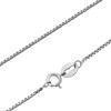 Sea of Ice Italian Box Chain Necklace – Silver Chain