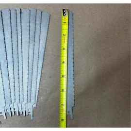 MK MOrse 25x Pack USA MADE 8" Pallet Dismantling Round Reciprocating Saw Blade 10TPI