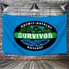 LCFHOME Survivor Tapestry TV Show Flag Firth Outwit Outplay Outlast