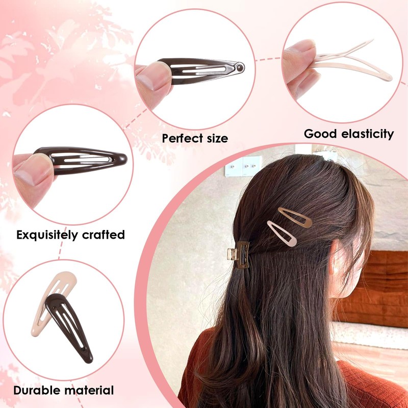 Snap Hair Clip 30 Pcs