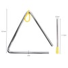 TRIXES Musical Triangle Steel School Children Percussion Instrument with Beater