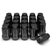 White Knight 3807BK-20AM Black Chrome M12x1.50 Spline Lug Nut with