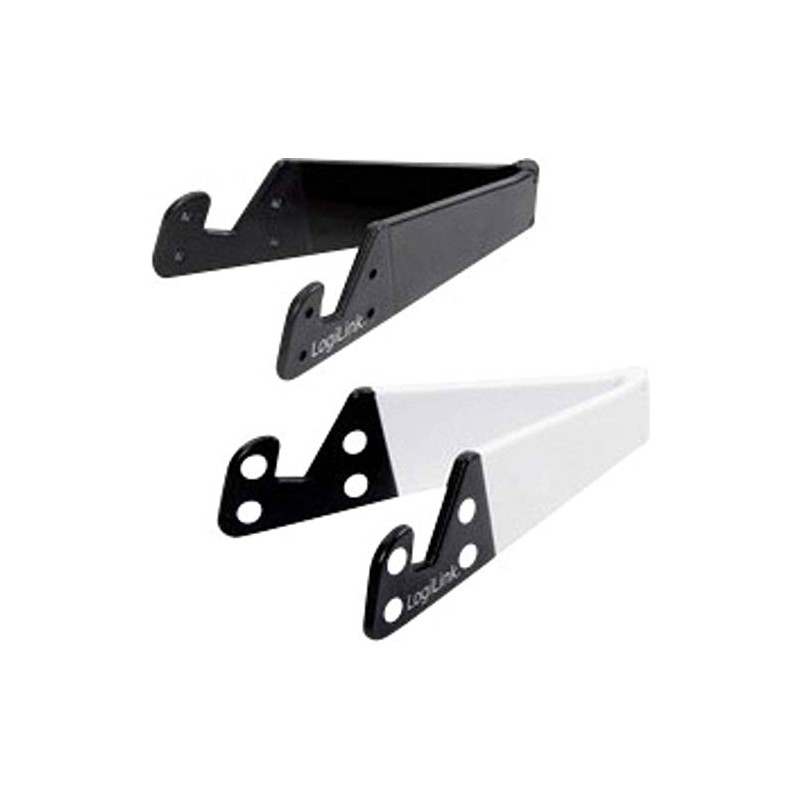 LogiLink Foldable Stand for Smartphone/Tablet - Black/White (Pack of 2)