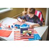 PETCEE American Flag Picture Frame Independence Day Wooden Photo Frame