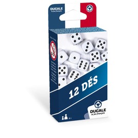 Ducale The French Game - Pack of 12 18mm Dice Travel Game 130010723