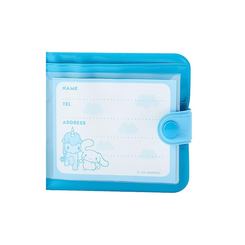 Sanrio Cartera de vinilo, Blue, 9cm x 9cm x 1.5cm,