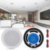 Herdio 4" Marine Waterproof Bluetooth Boat Ceiling Speakers for Bathroom