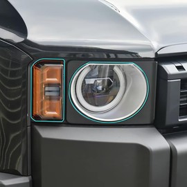 FDAIUN Car TPU Protection Film, Toyota New Land Cruiser LC250 Rankle, Fits Prado 250 Series, 2024-Present Car Headlight, Scratch Prevention, Self-Healing Function, Car Wrapping Film, Pre-Cut, Toyota