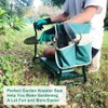 BESTHLS Garden Kneeler and Seat - Heavy Duty Folding Stool