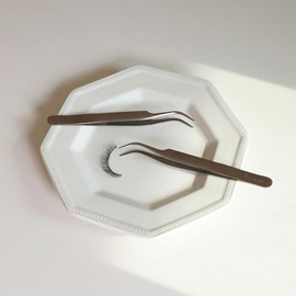 PICCASSO Picasso tweezers curve tweezer eyelash organizing makeup prop 1ea / 피카소 쪽집게 커브 트위저 속눈썹 정리 메이크업 소품 1ea