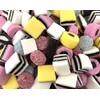 Bayside Candy English Licorice Allsorts Candy, Assorted Flavors (1LB)
