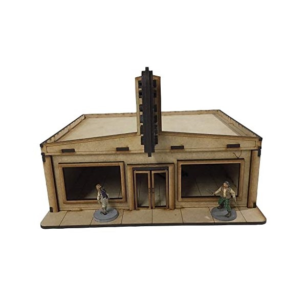 EZ Pawn Shop Store 28mm MDF Building Kit Terrain The
