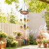 MUMTOP Wind Chime for Outside, Blue Bird Resin Wind Bells
