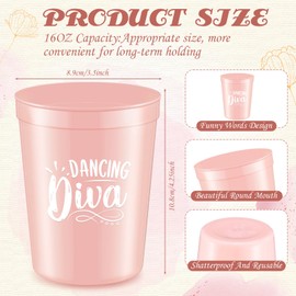 Baderke Baderke 12 Pcs Bachelorette Cups 16 oz Reusable Bride and Bridesmaid Cups Plastic Tumblers for Wedding Bachelorette Party Decorations Bridal Shower Party Favors Gift