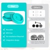 Kinggrand Kitchen Silicone Fermenting Lids Waterless Airlock Fermentation Tops Wide