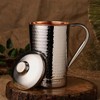 Hammered Copper and Stainless Steel Jug | Outer Stainless Steel