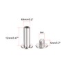 uxcell Screw Post Fit for 3/16"(5mm) Hole Dia, Female 4x12mm