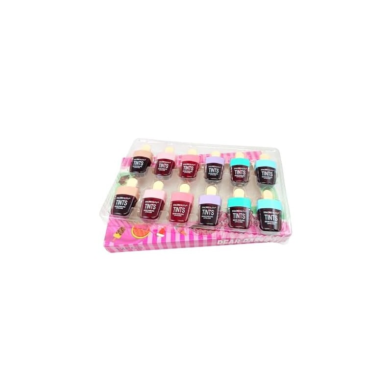 Tintas Para Labios En Forma De Paleta 12 Unidades Rosa