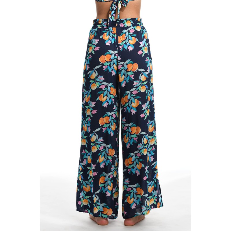 Sunshine 79 Parte Inferior de Bikini Hipster Fruncido Lateral, Multi//Paz,