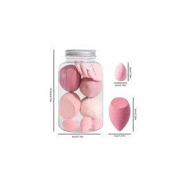 14 Kit Esponja Maquillaje En Polvo Beauty Blender