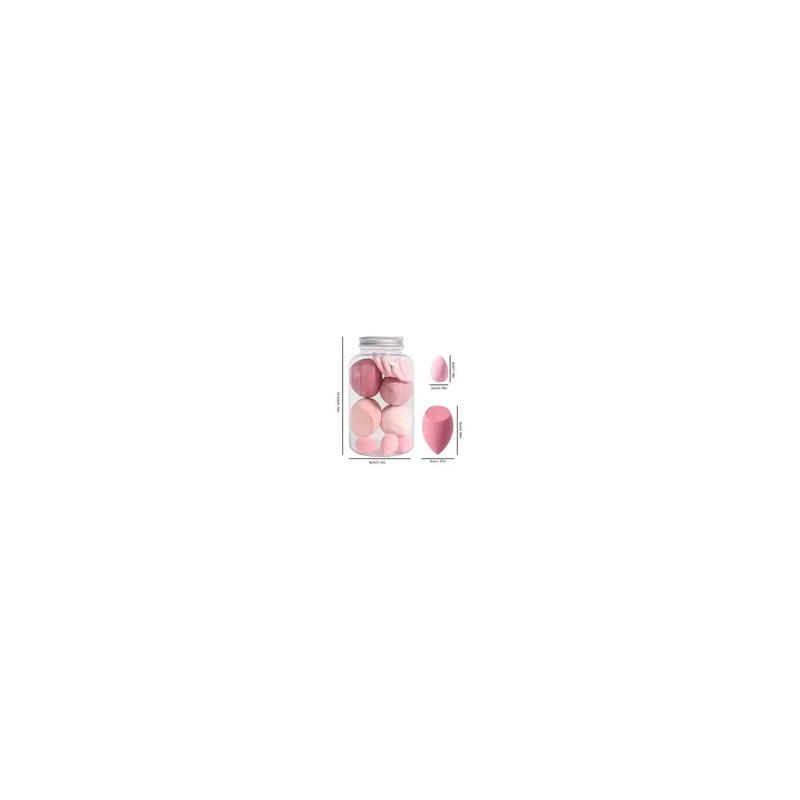 14 Kit Esponja Maquillaje En Polvo Beauty Blender