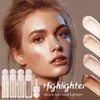 MEICOLY Liquid Highlighter,Long Lasting Liquid Luminizer Shimmer Stick,Waterproof Smooth Highlight