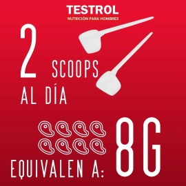 Creatina Platinum 30 Servicios Testrol. Sin sabor.