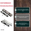 KOTARBAU Mortise Lock PZ 90/22 with Lock Case Counter Plate