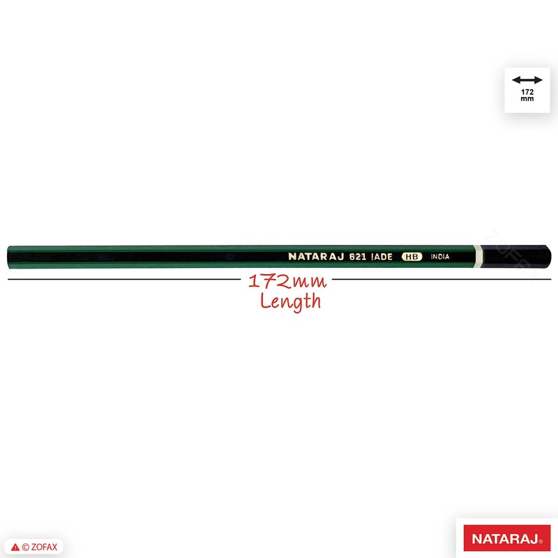 HB Pencils, Pack of 10, ZJax Hexagonal Pencils Eraser Sharpener