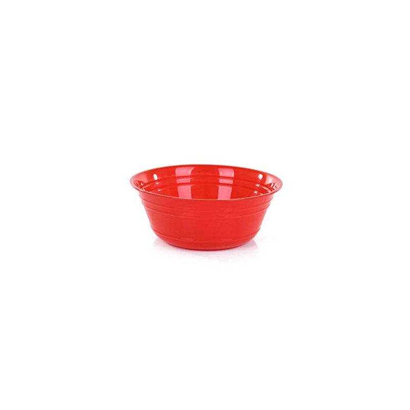 Mintra Home Plastic Bowls with Covers 4/PK (Red)