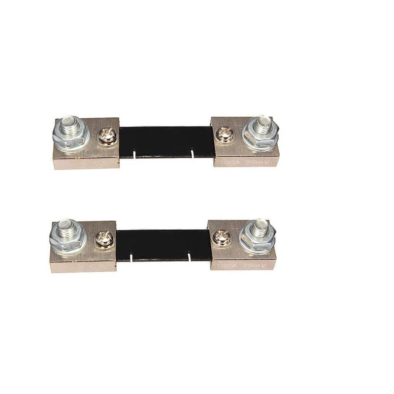 WINGONEER 2Pcs FL-2 100A 75MV DC Current Shunt Resistor for