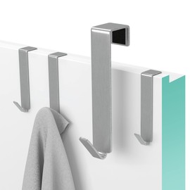 MDCASA Premium Türhaken I Türhaken zum Einhängen inkl. Filzpad I 4 hochwertige & stabile Haken zum Einhängen für alle gängigen Türen