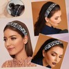 YienDoo 3 Pcs Leopard Print Headbands Shark Teeth Comb Headbands