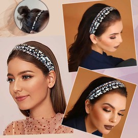 YienDoo 3 Pcs Leopard Print Headbands Shark Teeth Comb Headbands Headpieces Toothed Hair Band Fashion Crown Tiara Hair Hoop Non-slip Washing Makeup Outdoor Headdress for Women Girls