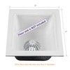 EquipmentBlvd FS-DS Aluminum Dome Strainer, Floor Sink Drain Cover for