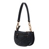 GUESS Cilian Top Zip Saddle Bag Black, black