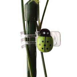 Ladybug Plant Clips – 50 Pack Cute Garden Vine Holders for Tomatoes, Orchids, Trellis & More – Indoor Outdoor Plant Support, Preassembled and Reusable
