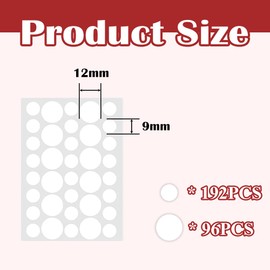 Hydrocolloid Patches 288 Pack - Dual-Size Acne Patches for Individual Breakouts, Invisible Face & Body Cover with Odorless Formula, Day/Night Use for Gym/Travel/Sensitive Skin Under Makeup