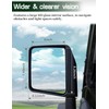 JROAD Side Mirrors for Half Doors Side View Mirrors for