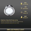 Gempro LED Side Mirror Lights Puddle Lamp Assembly for 2007-2020