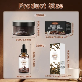 Coffee Oil, Coffee Oil Against Wrinkles, Pure Coffee Essential Oil for Aromatherapy, Coffee Oil Cosmetics for Skin & Hair Care, Moisturising, Firming Oil (Exfoliating + Essential Oil)