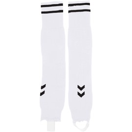 hummel Unisex Element Football Socks, Footless Socks White/Black